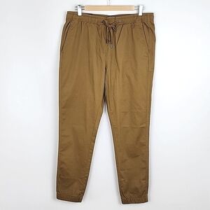 GAP Men's Joggers Casual Tan Cotton Blend Stretch Size Medium